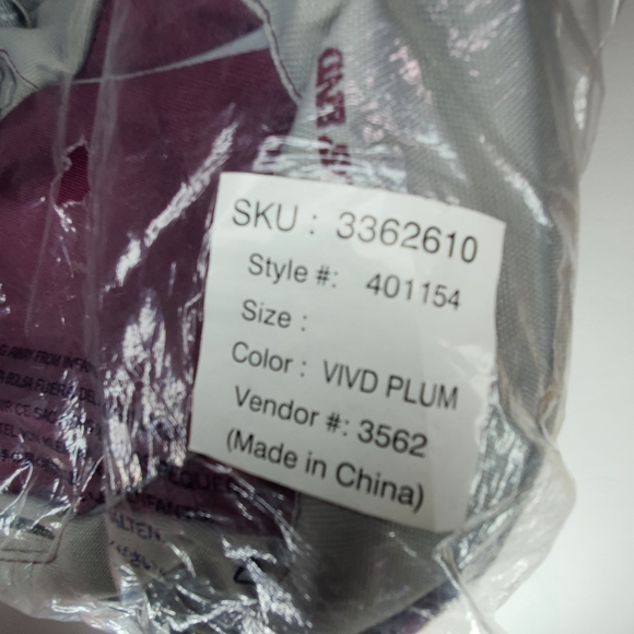 Lands' End Burgundy/Plum  Lunch Bag - Picture 14 of 14